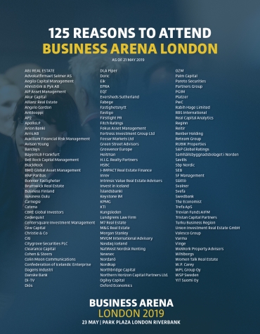 125 reasons to attend Business Arena London