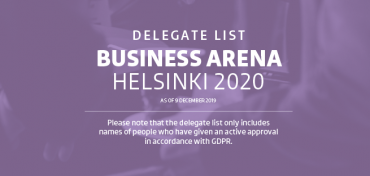 BA Helsinki: The first delegate list